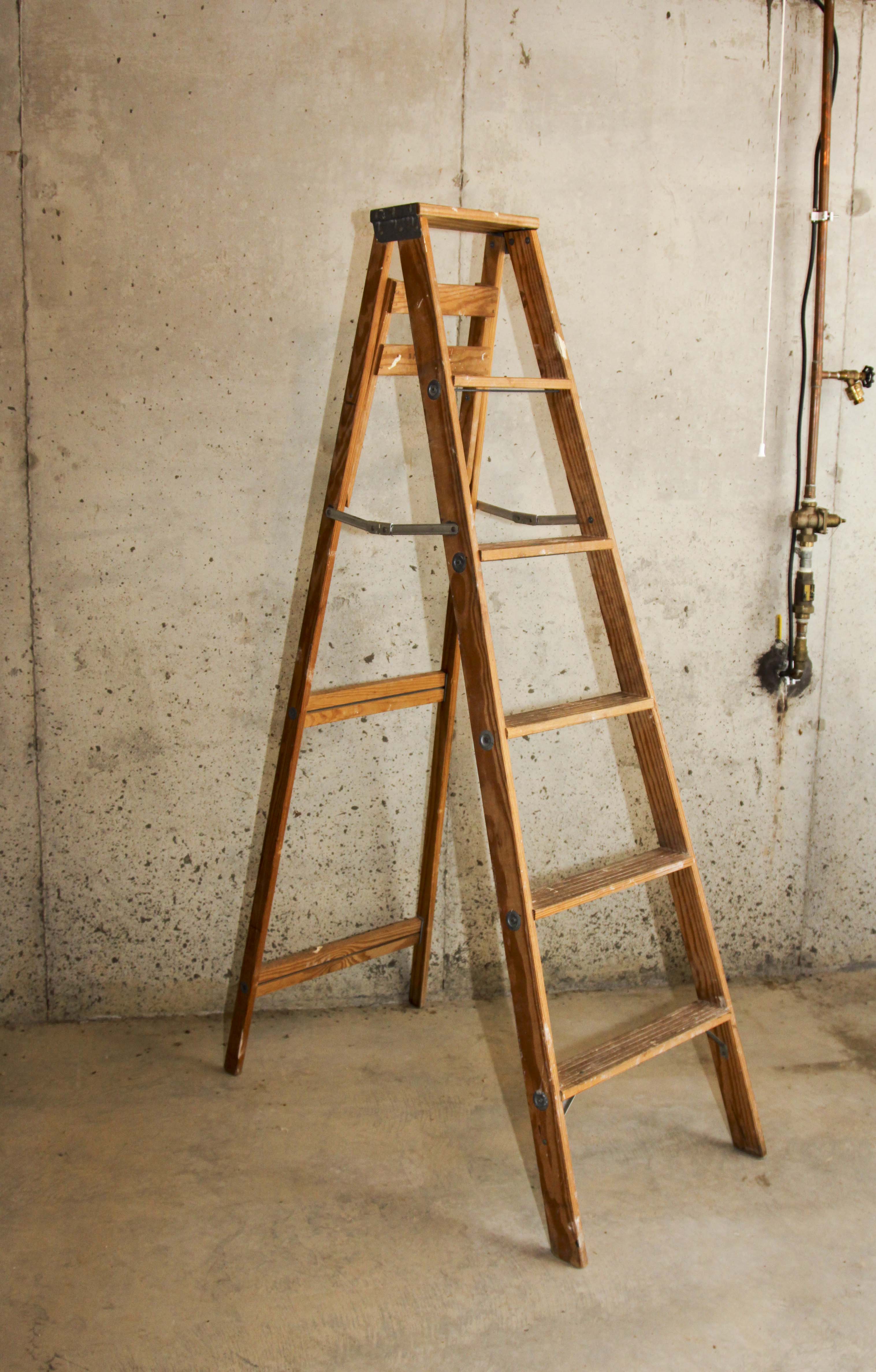 Group of Wooden Ladders