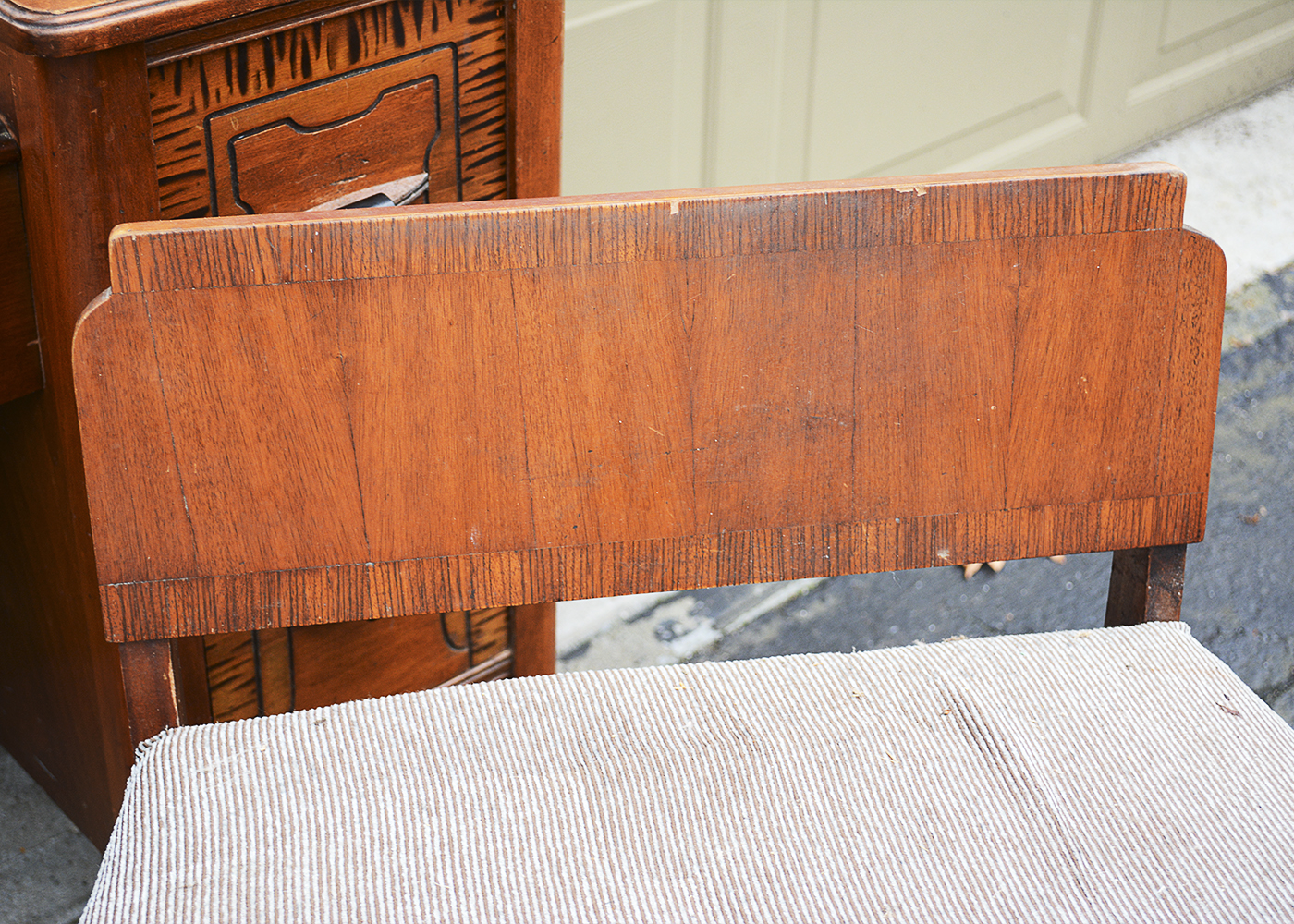 Art Deco Vanity and Stool by Ideal Furniture Co.