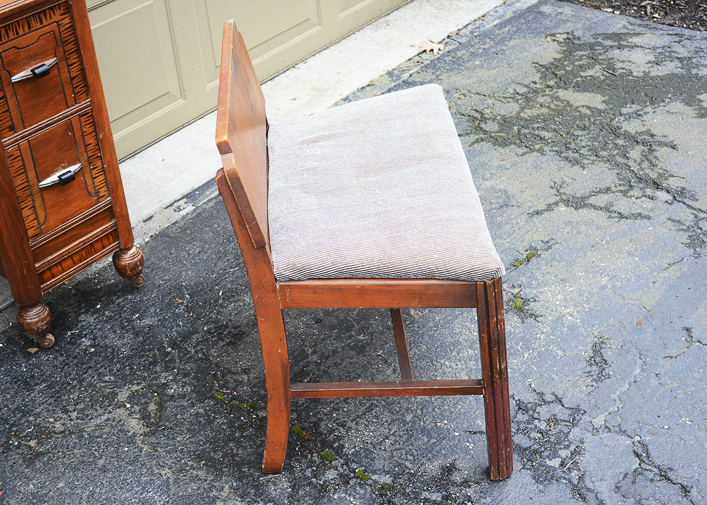 Art Deco Vanity and Stool by Ideal Furniture Co.