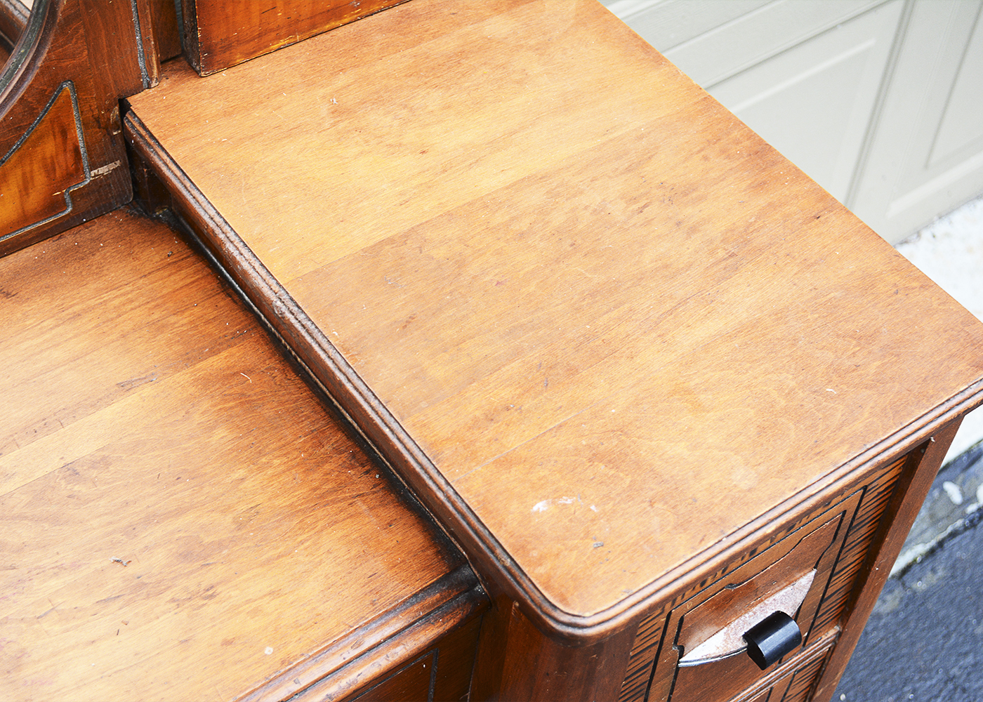Art Deco Vanity and Stool by Ideal Furniture Co.