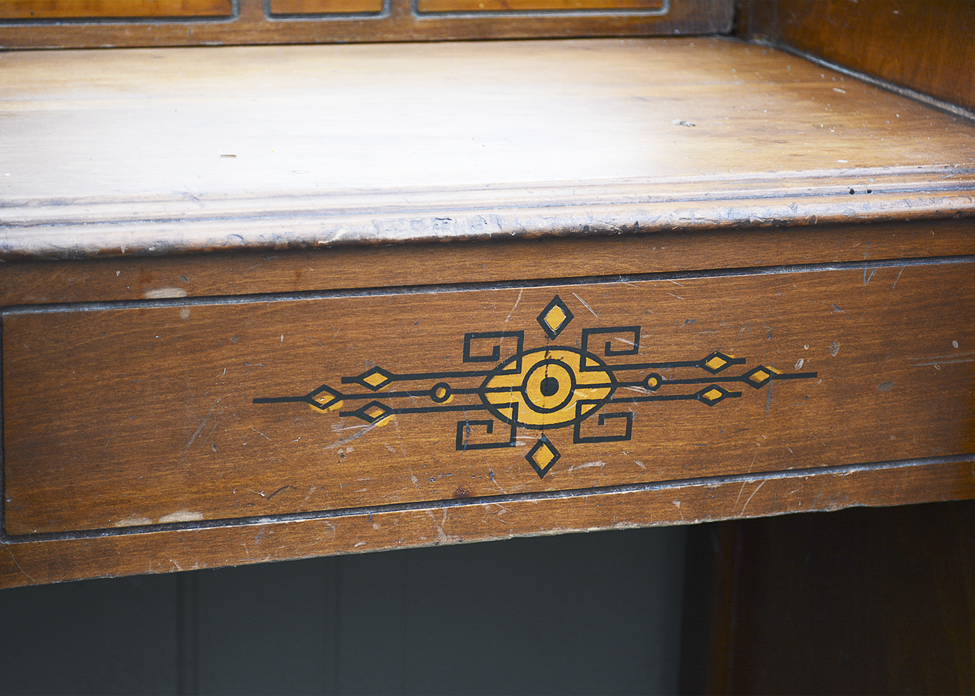 Art Deco Vanity and Stool by Ideal Furniture Co.