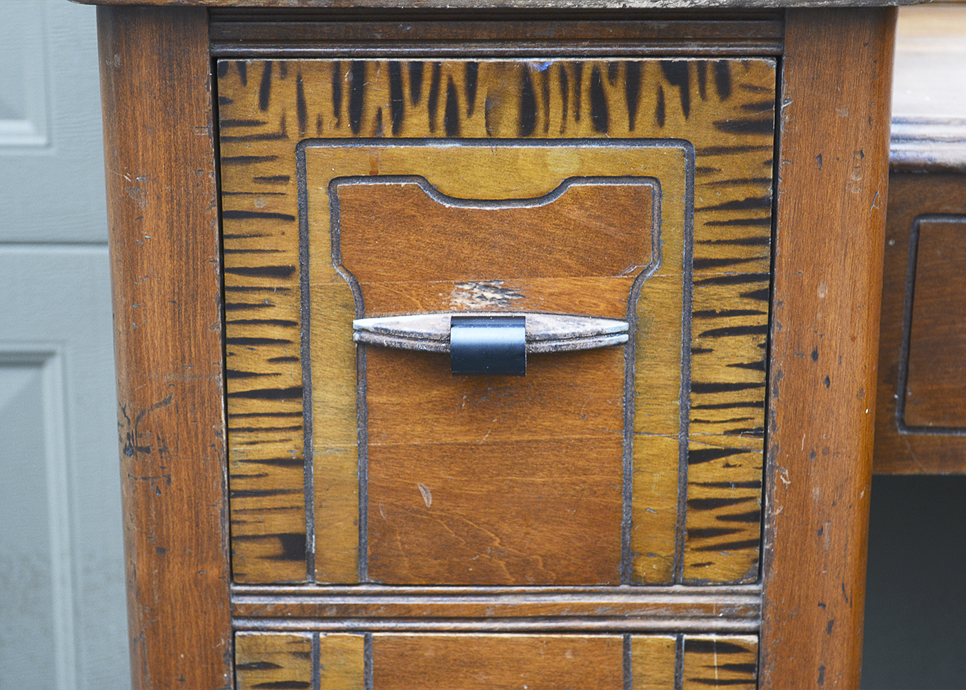 Art Deco Vanity and Stool by Ideal Furniture Co.