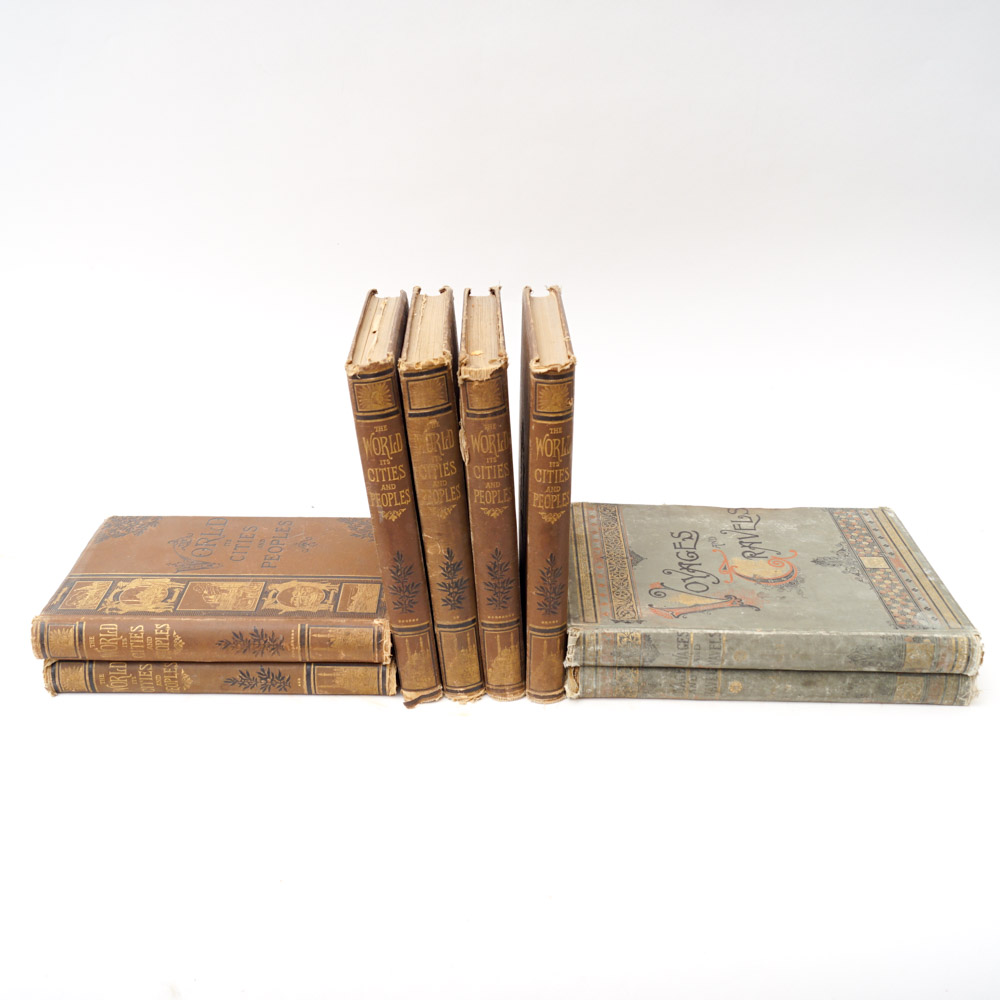 Antique Travel Book Collection