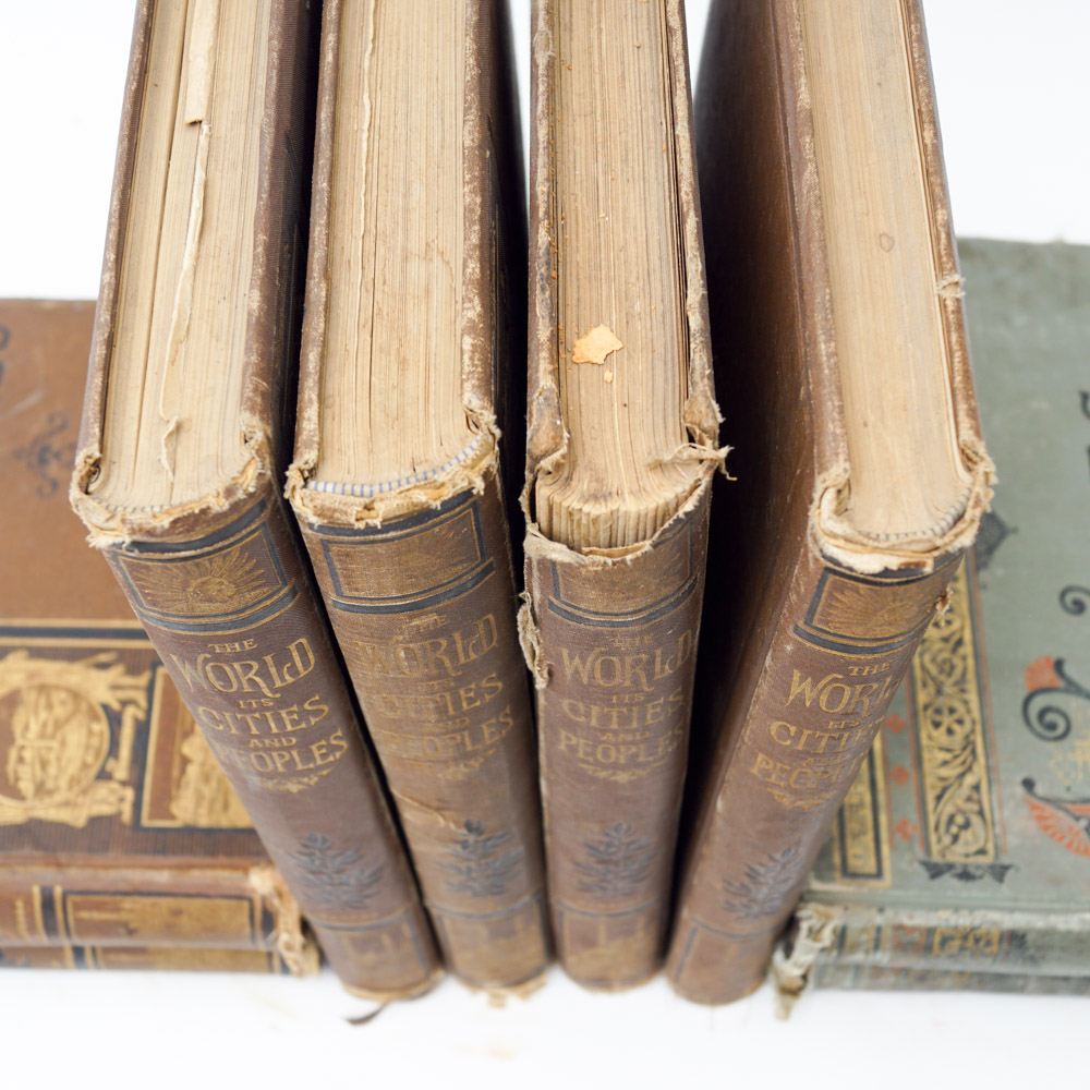 Antique Travel Book Collection