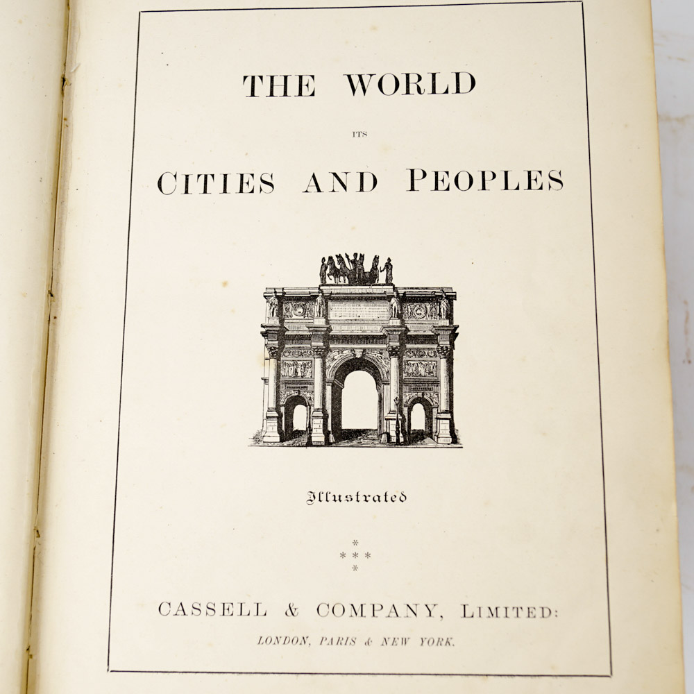 Antique Travel Book Collection