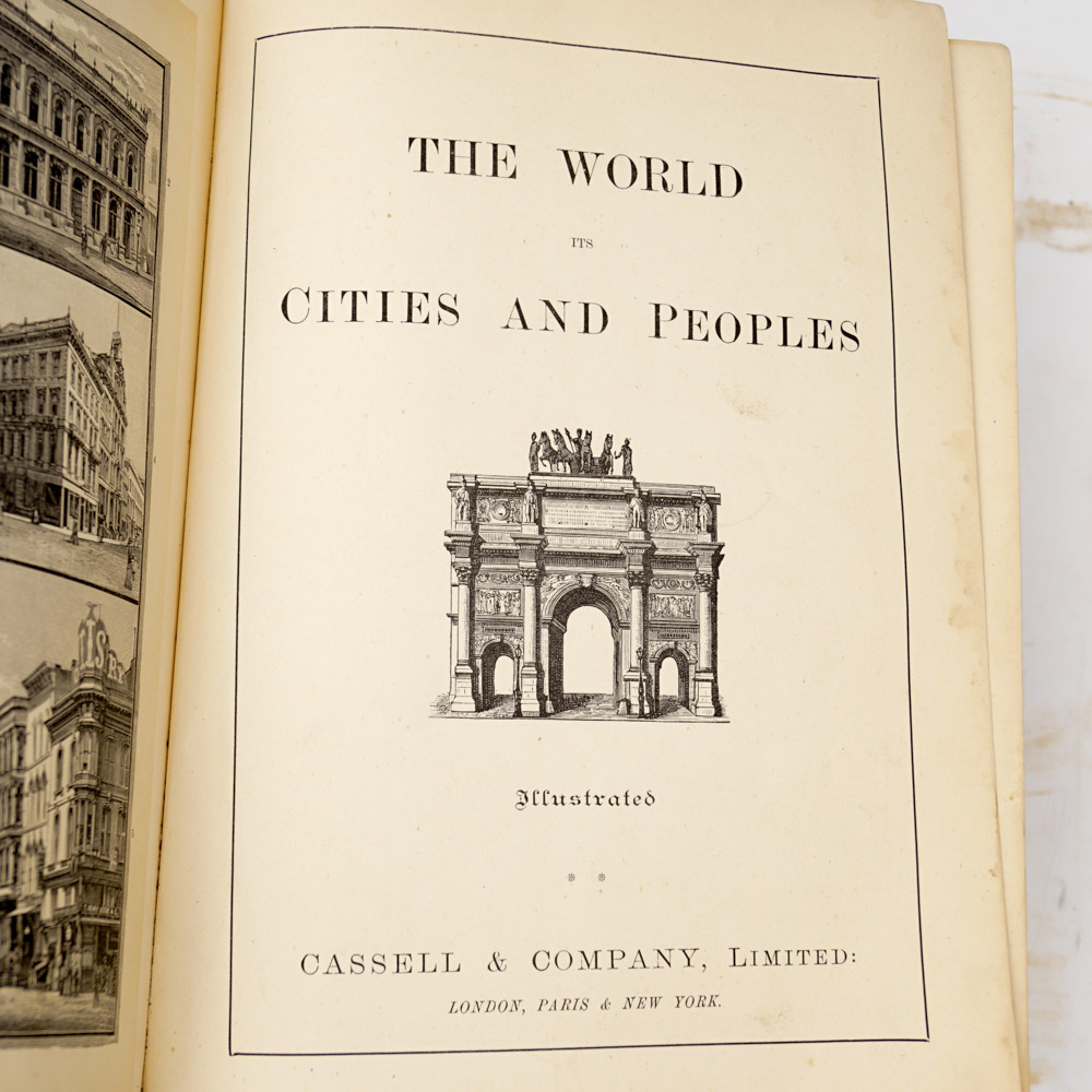 Antique Travel Book Collection