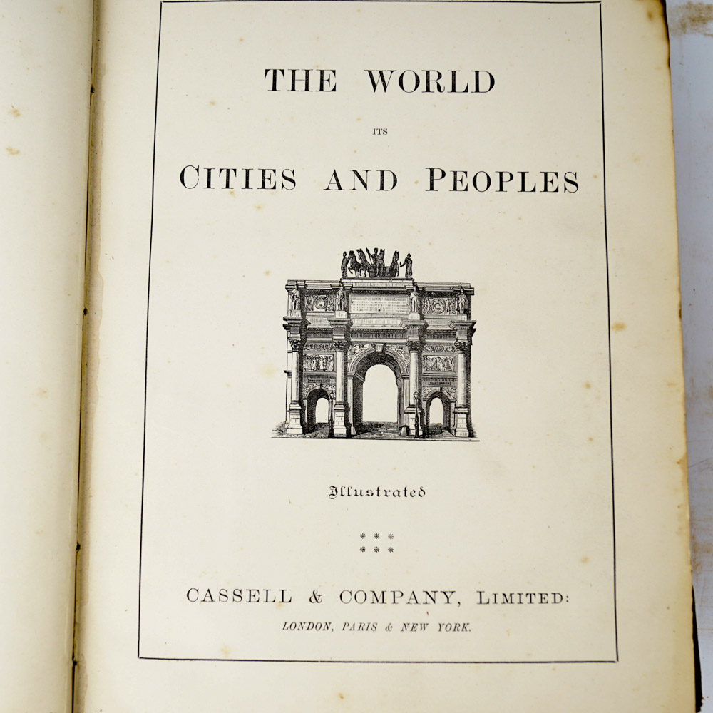 Antique Travel Book Collection