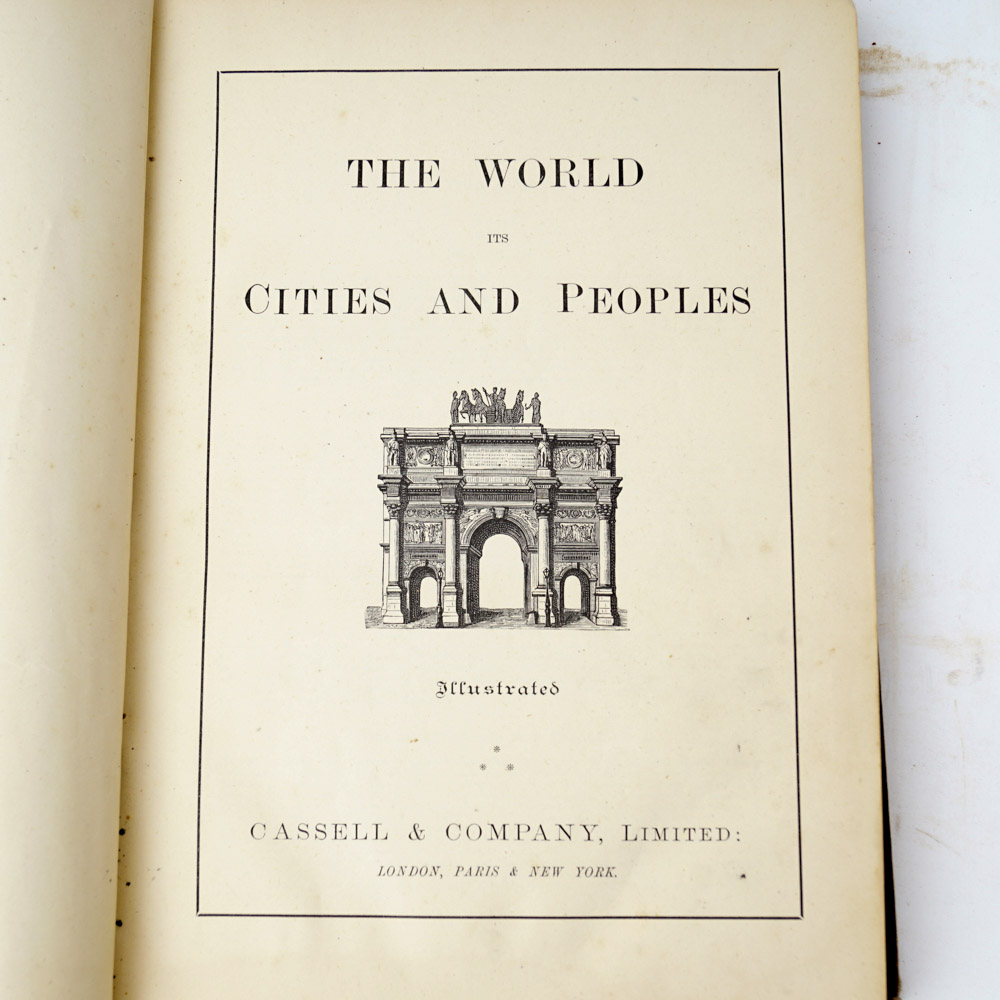 Antique Travel Book Collection