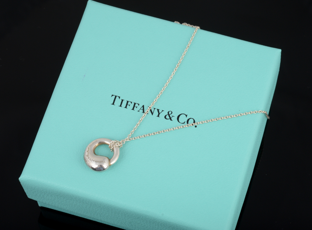 Elsa Peretti for Tiffany & Co. Sterling Silver "Eternal Circle" Pendant Necklace