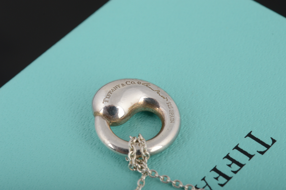Elsa Peretti for Tiffany & Co. Sterling Silver "Eternal Circle" Pendant Necklace