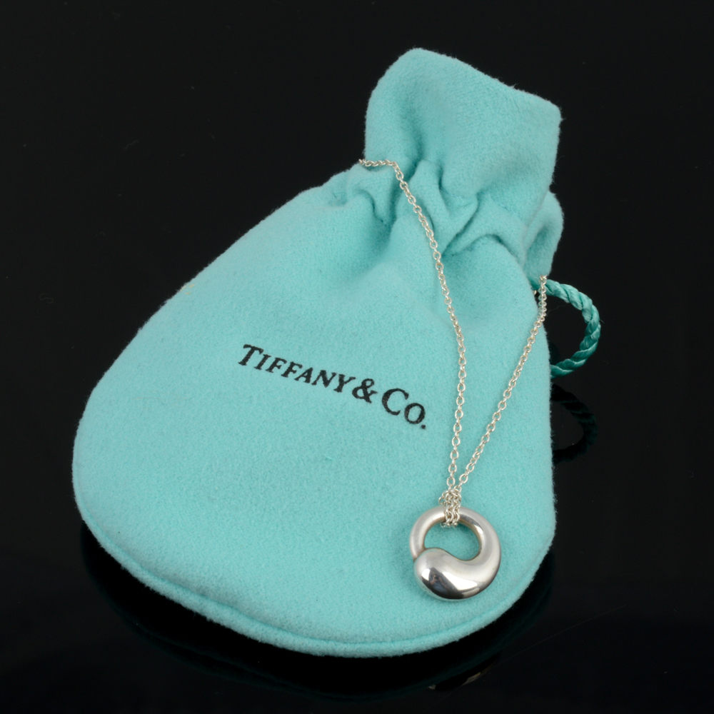 Elsa Peretti for Tiffany & Co. Sterling Silver "Eternal Circle" Pendant Necklace