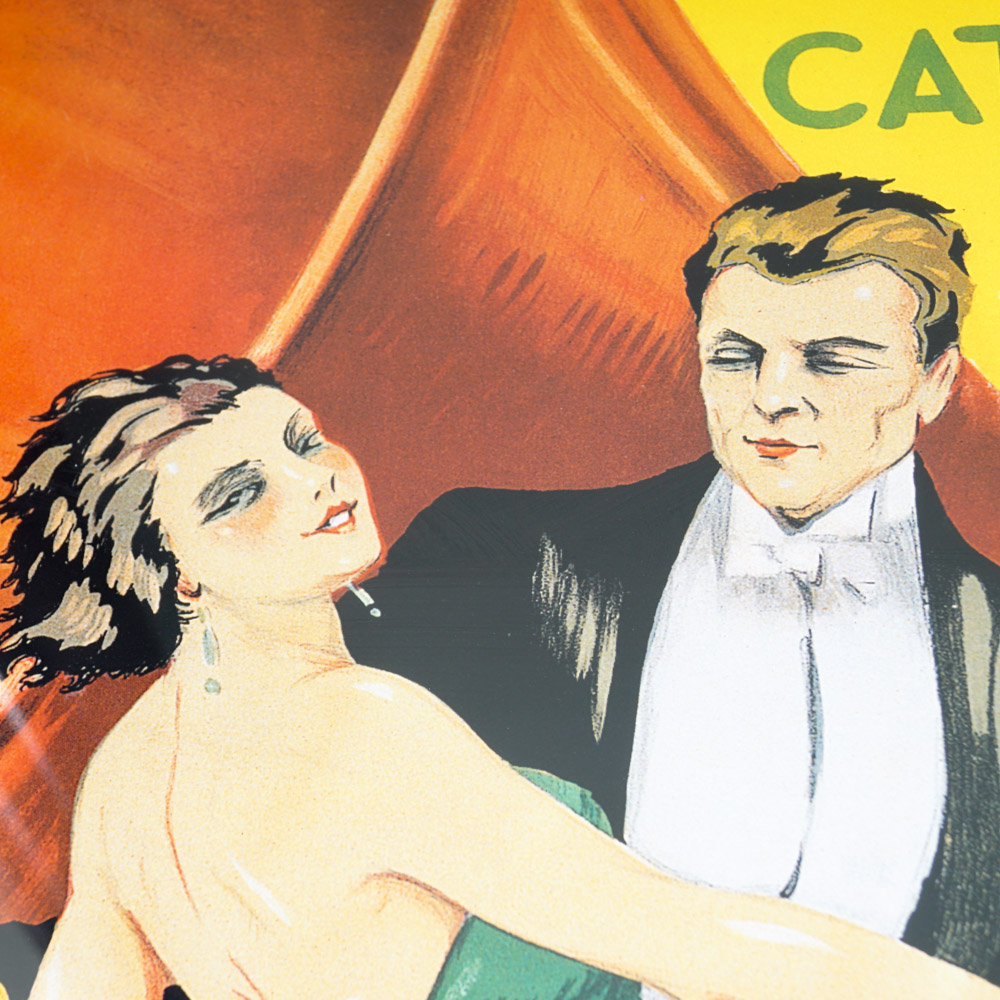 Italian Offset Lithographic Poster for "Grafofoni Columbia"