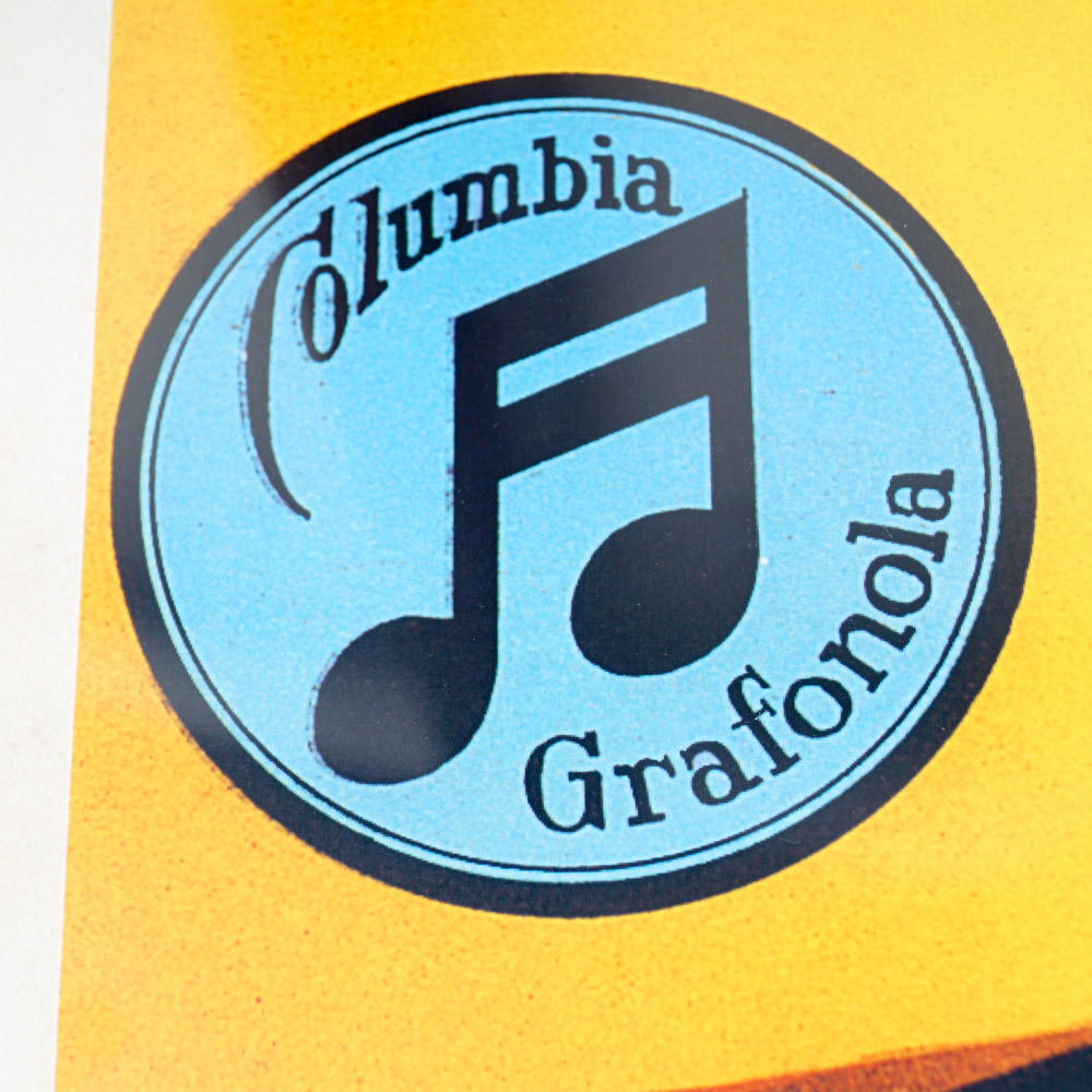 Italian Offset Lithographic Poster for "Grafofoni Columbia"