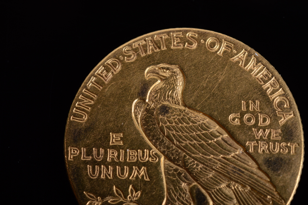 1910 Indian Head Gold $2.50 Quarter Eagle Coin