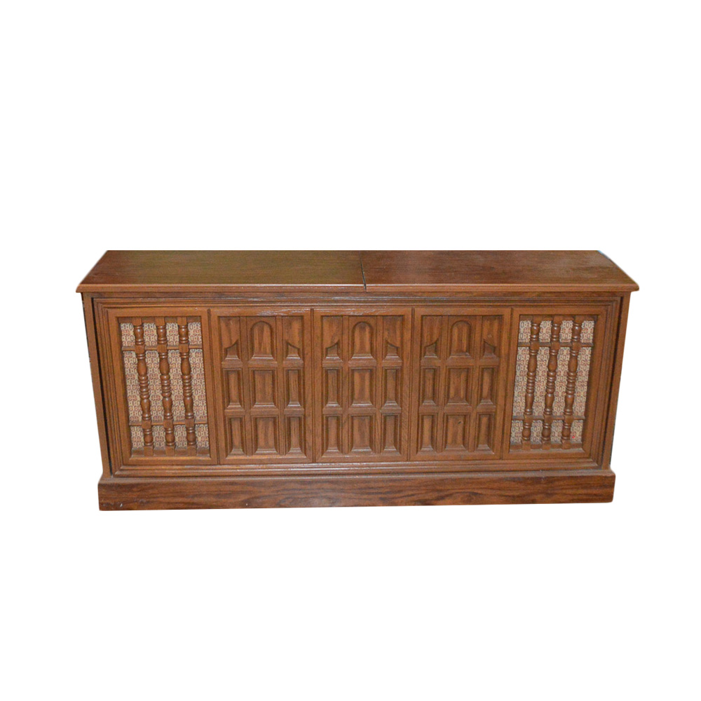 Vintage Capehart Stereo Console, Rock Records and 8-Track Tapes