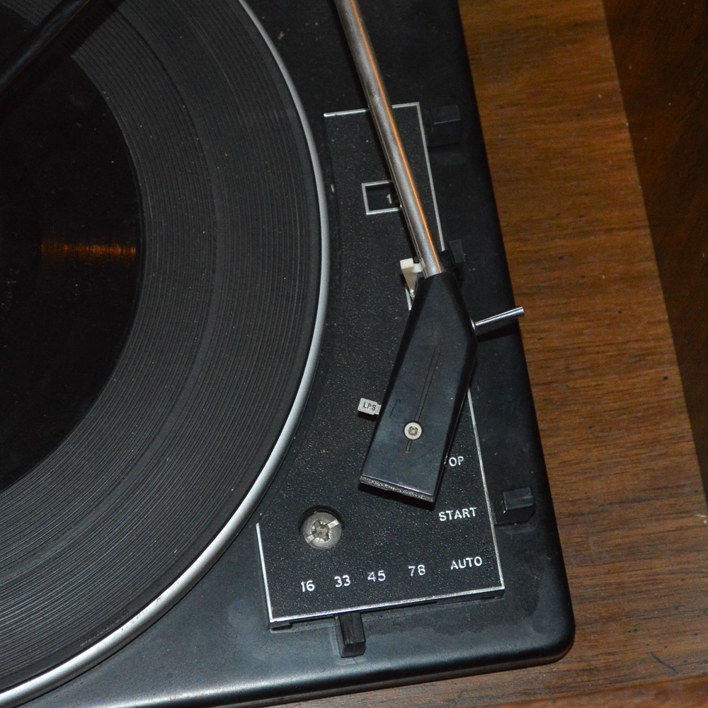 Vintage Capehart Stereo Console, Rock Records and 8-Track Tapes