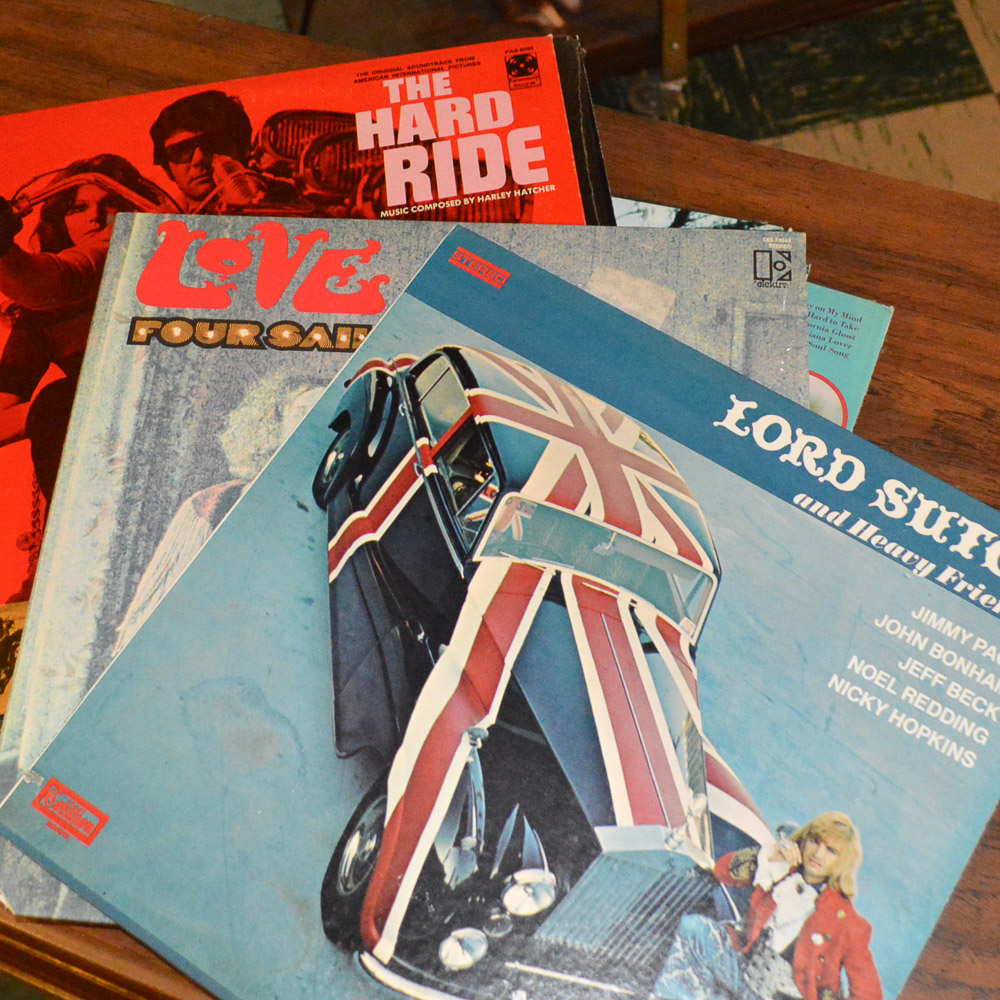 Vintage Capehart Stereo Console, Rock Records and 8-Track Tapes