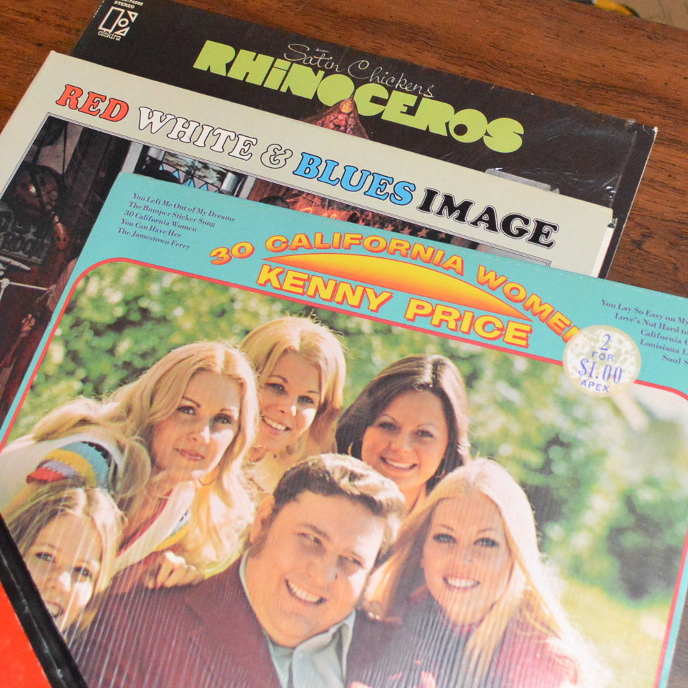 Vintage Capehart Stereo Console, Rock Records and 8-Track Tapes