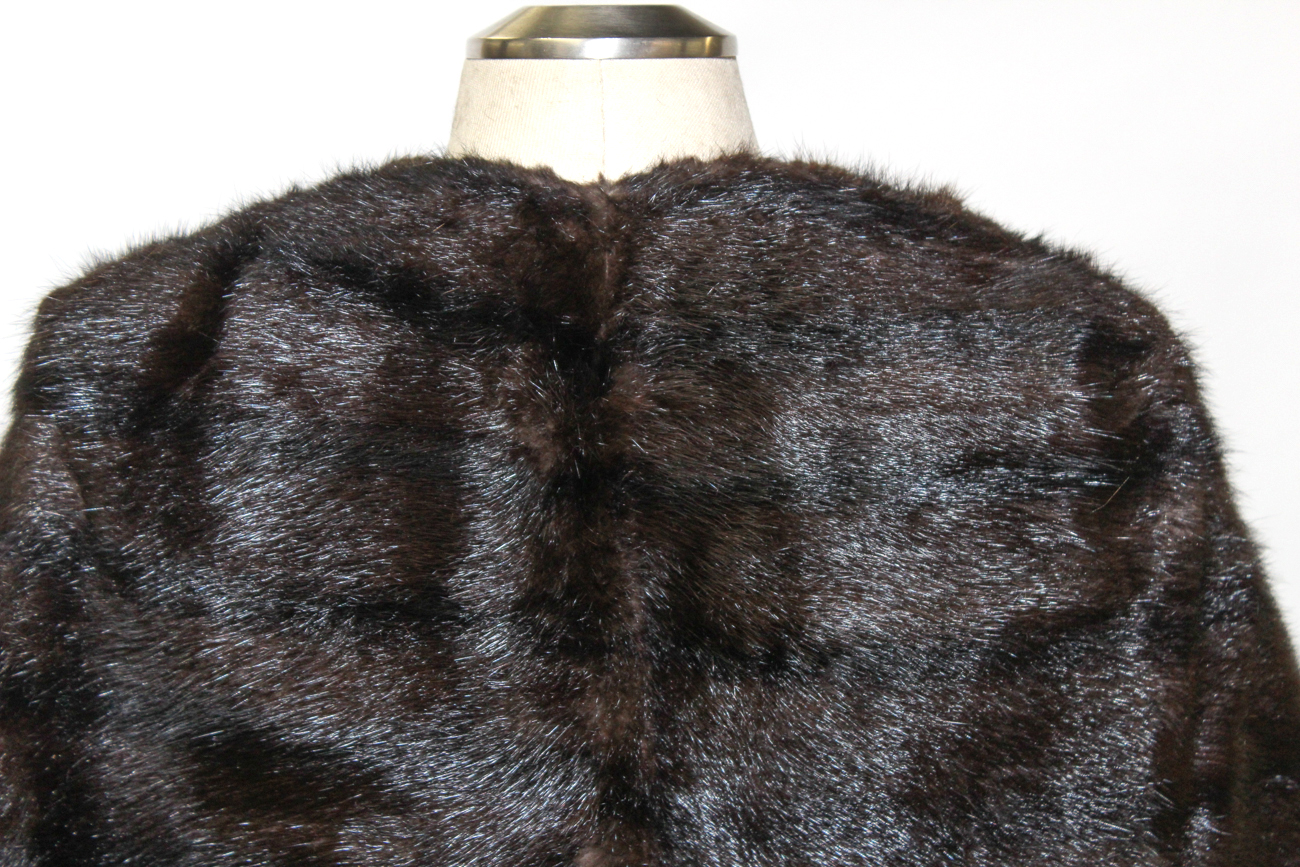 Vintage Hyman Skurow And Son Mink Fur Shawl
