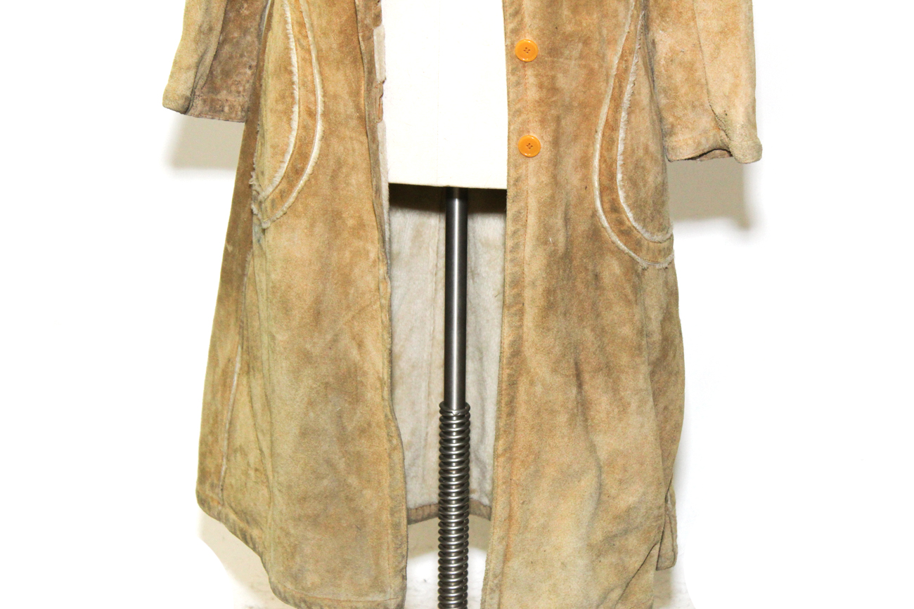 Vintage P.B.D. International Floor Length Leather Jacket