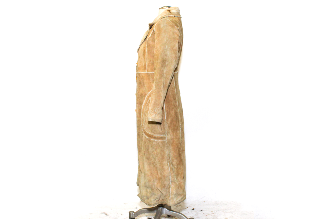 Vintage P.B.D. International Floor Length Leather Jacket