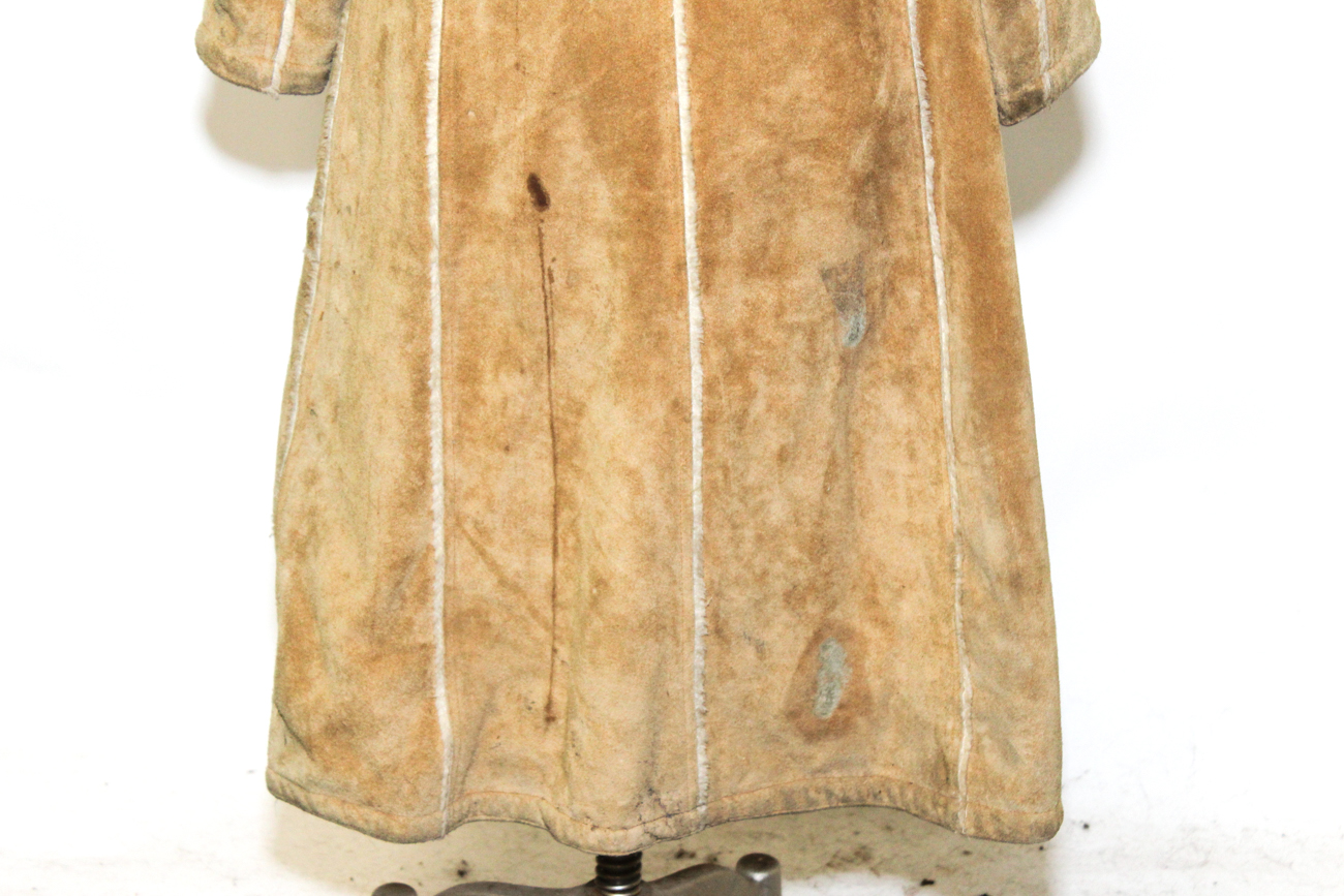 Vintage P.B.D. International Floor Length Leather Jacket