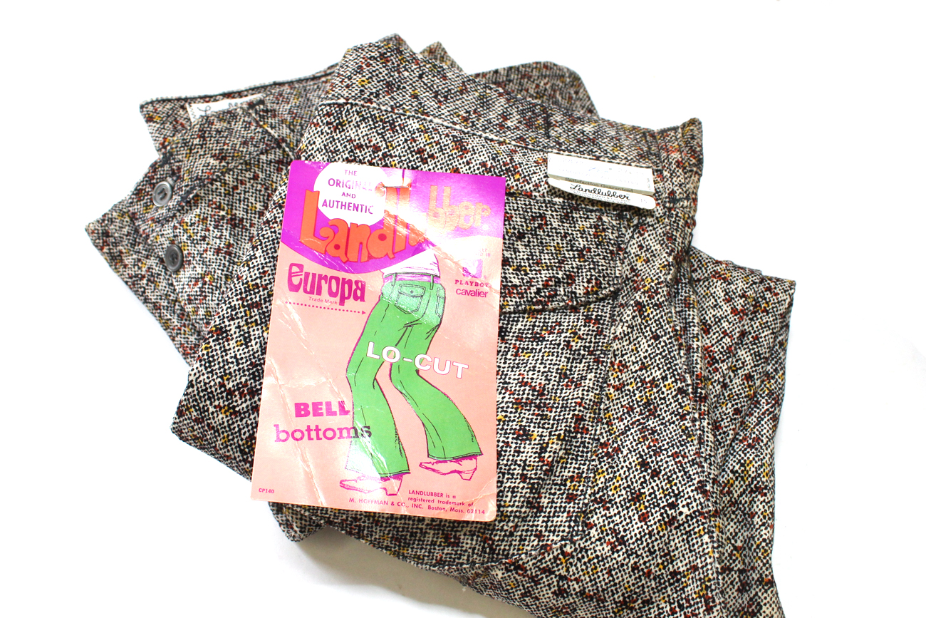 Vintage 1970s Bell Bottom Pants Sizes 26-27 Featuring Landlubbers