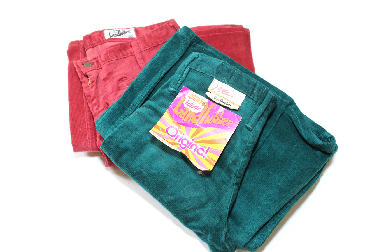 Vintage 1970s Bell Bottom Pants Sizes 26-27 Featuring Landlubbers