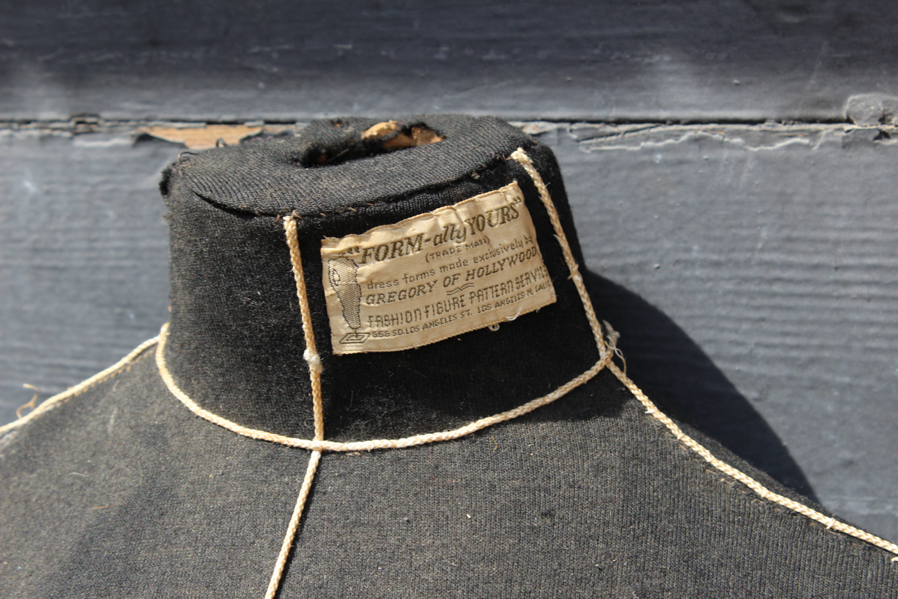 "Form-Ally Yours" Vintage Full Body Upholstered Dress Form