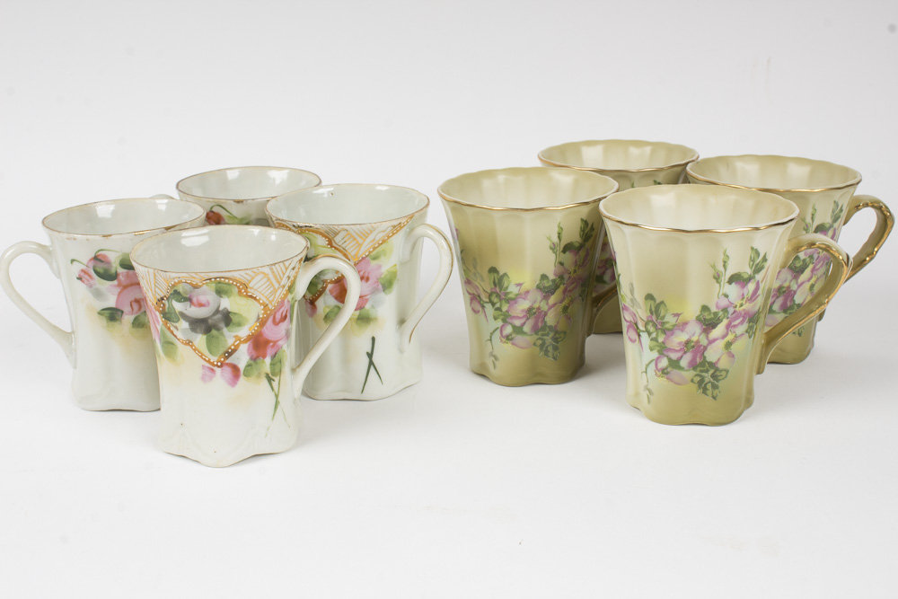 Nippon Japanese Porcelain Assembled Chocolate Set