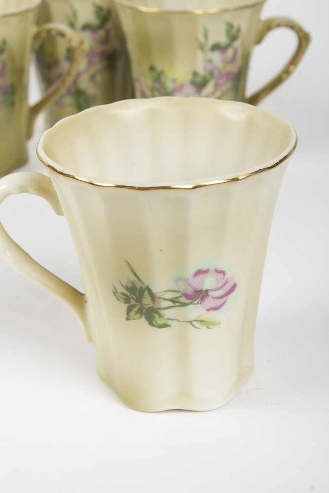 Nippon Japanese Porcelain Assembled Chocolate Set