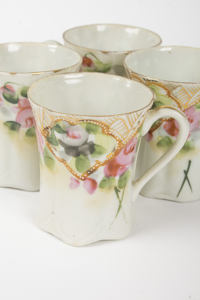 Nippon Japanese Porcelain Assembled Chocolate Set