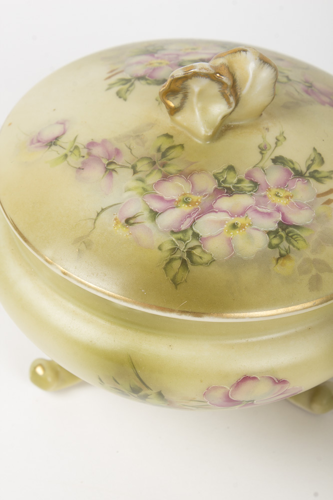 Nippon Japanese Porcelain Assembled Chocolate Set