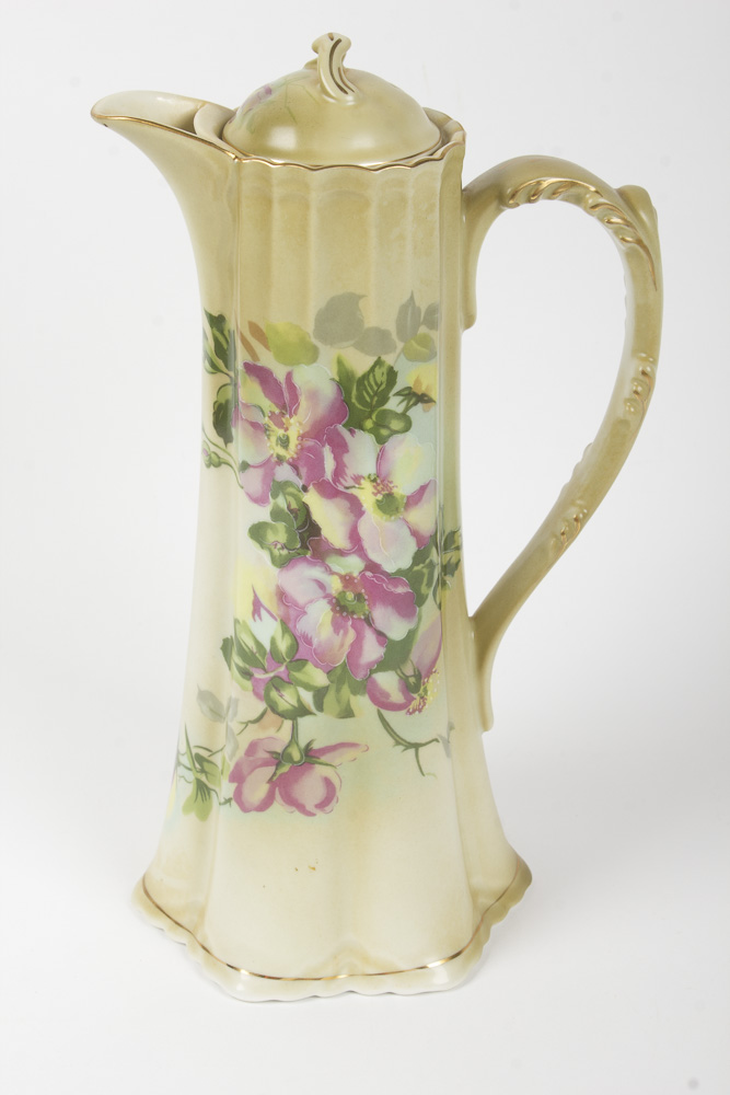 Nippon Japanese Porcelain Assembled Chocolate Set