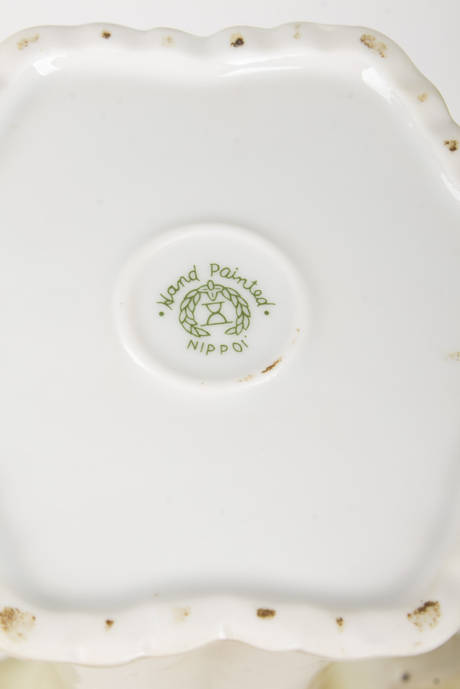 Nippon Japanese Porcelain Assembled Chocolate Set