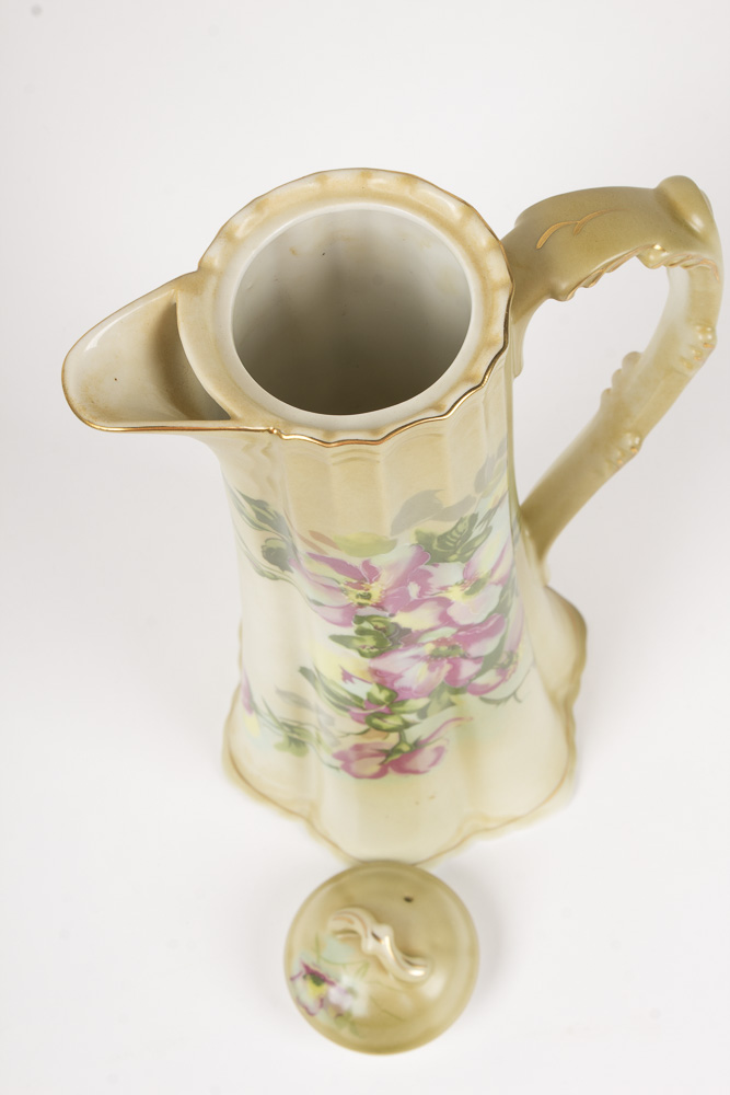 Nippon Japanese Porcelain Assembled Chocolate Set