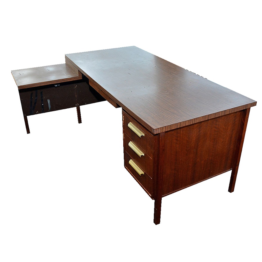 Mid-Century Office Desk by Pavlow