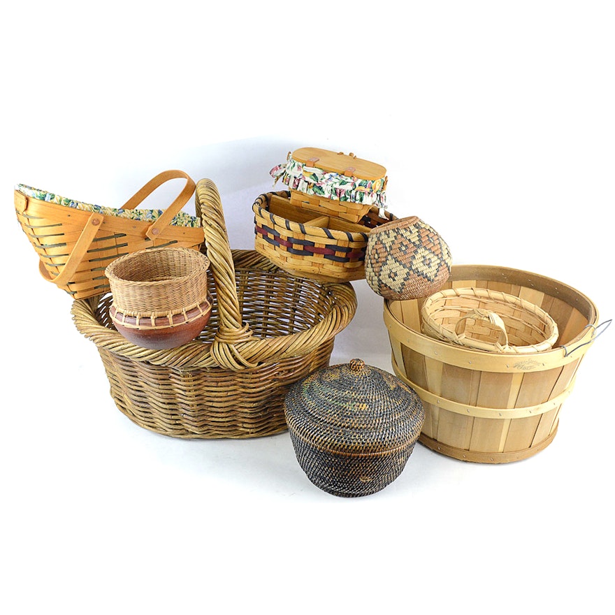 Collection of Assorted Baskets