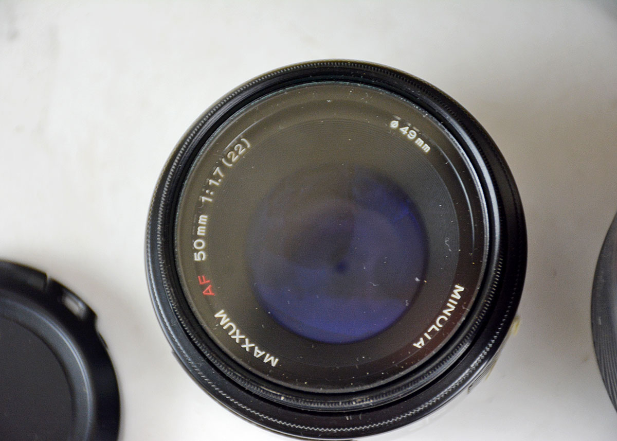 Minolta 700 Maxxum 35mm SLR Camera, Lenses and Accessories