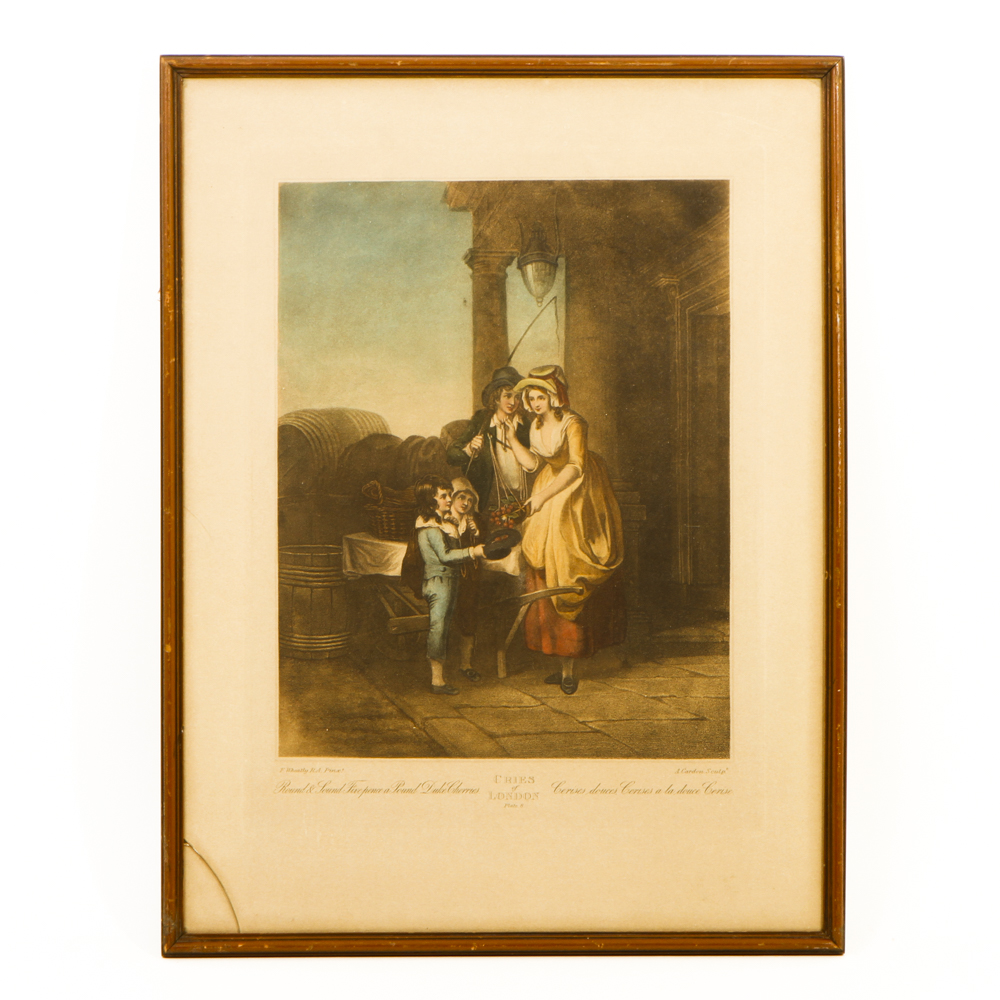 Antique Engraving by A. Cardon after a Painting by Francis Wheatly