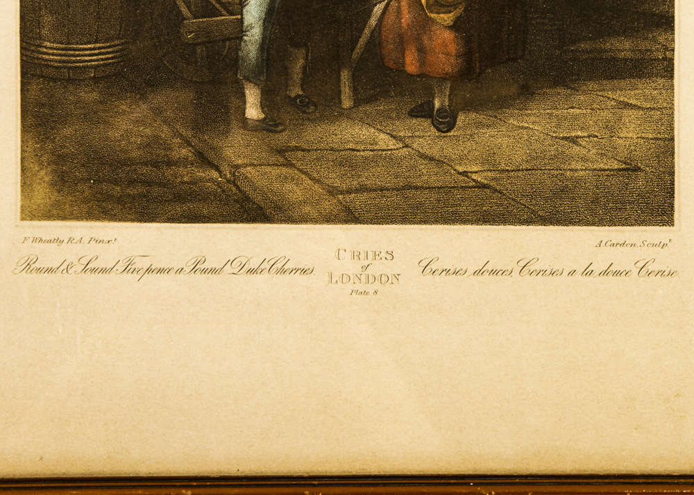 Antique Engraving by A. Cardon after a Painting by Francis Wheatly