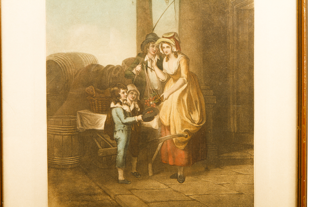 Antique Engraving by A. Cardon after a Painting by Francis Wheatly