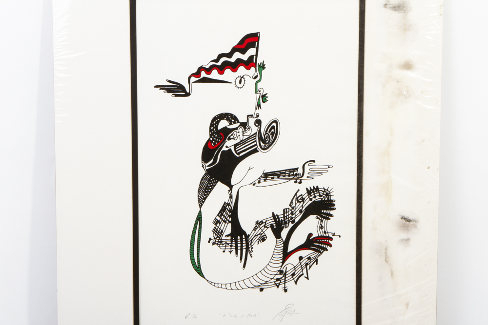 Barry Gordon Limited Edition Serigraph "A Song of Note"