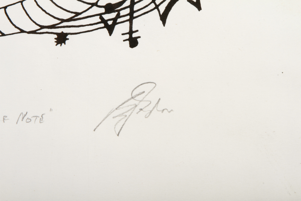 Barry Gordon Limited Edition Serigraph "A Song of Note"