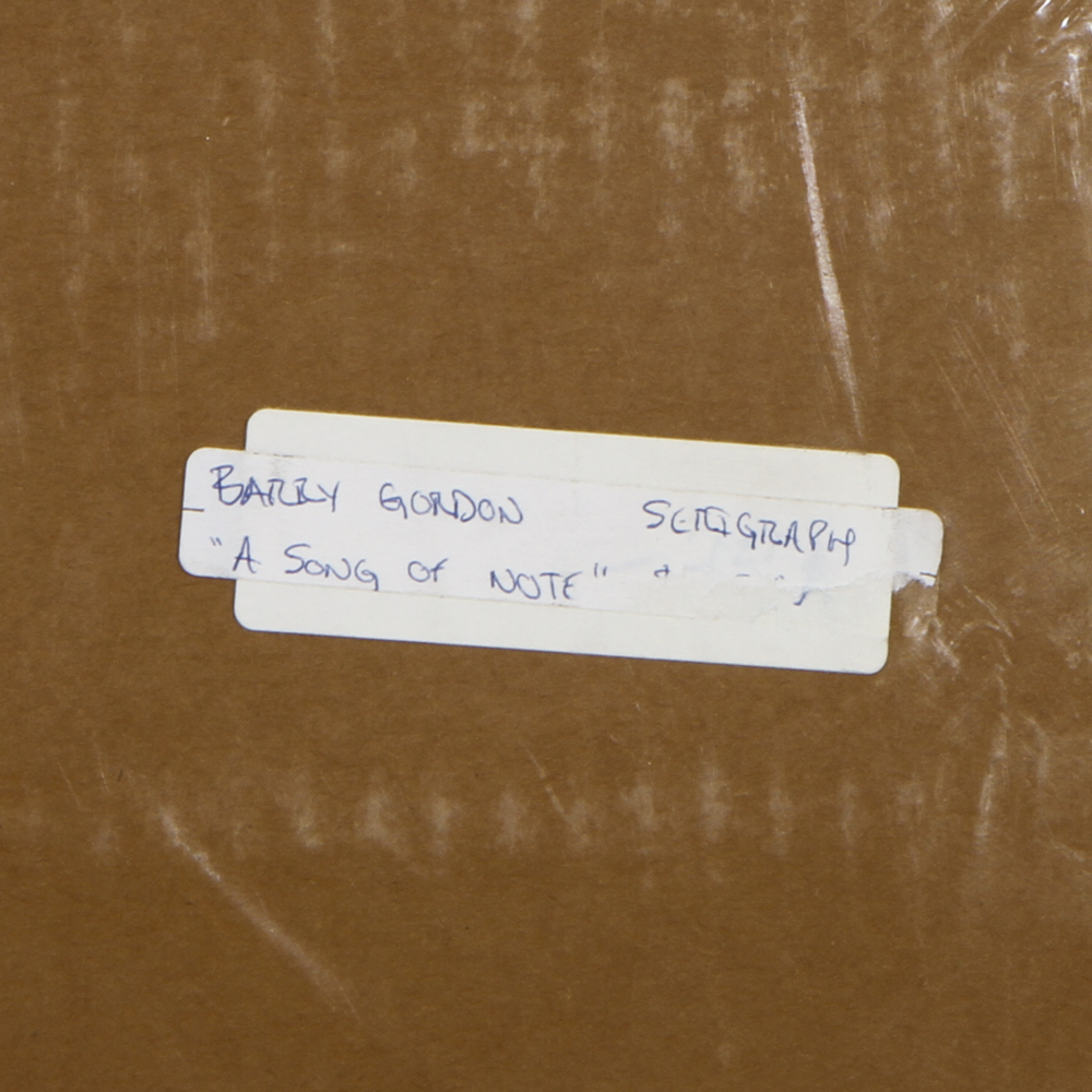 Barry Gordon Limited Edition Serigraph "A Song of Note"