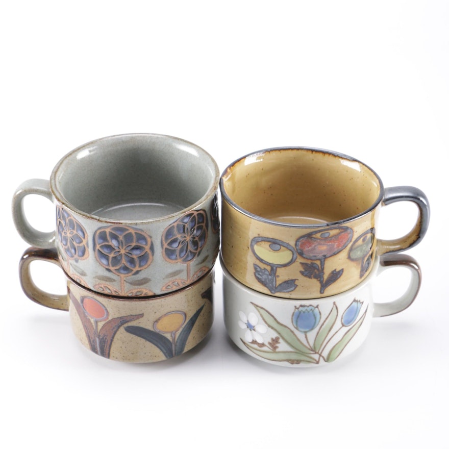 Studio Pottery Soup Mugs
