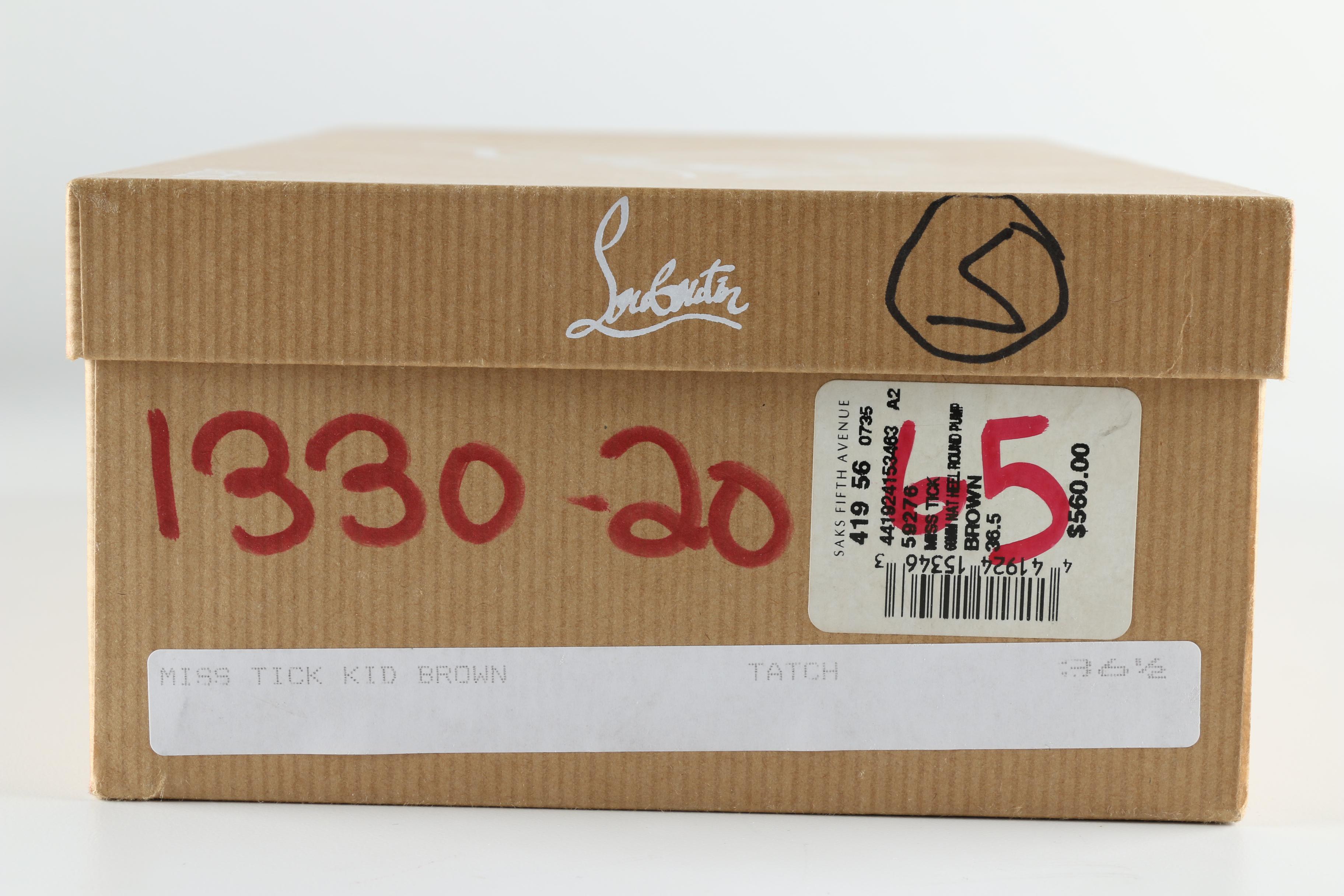 Christian Louboutin and Donna Karan Shoeboxes