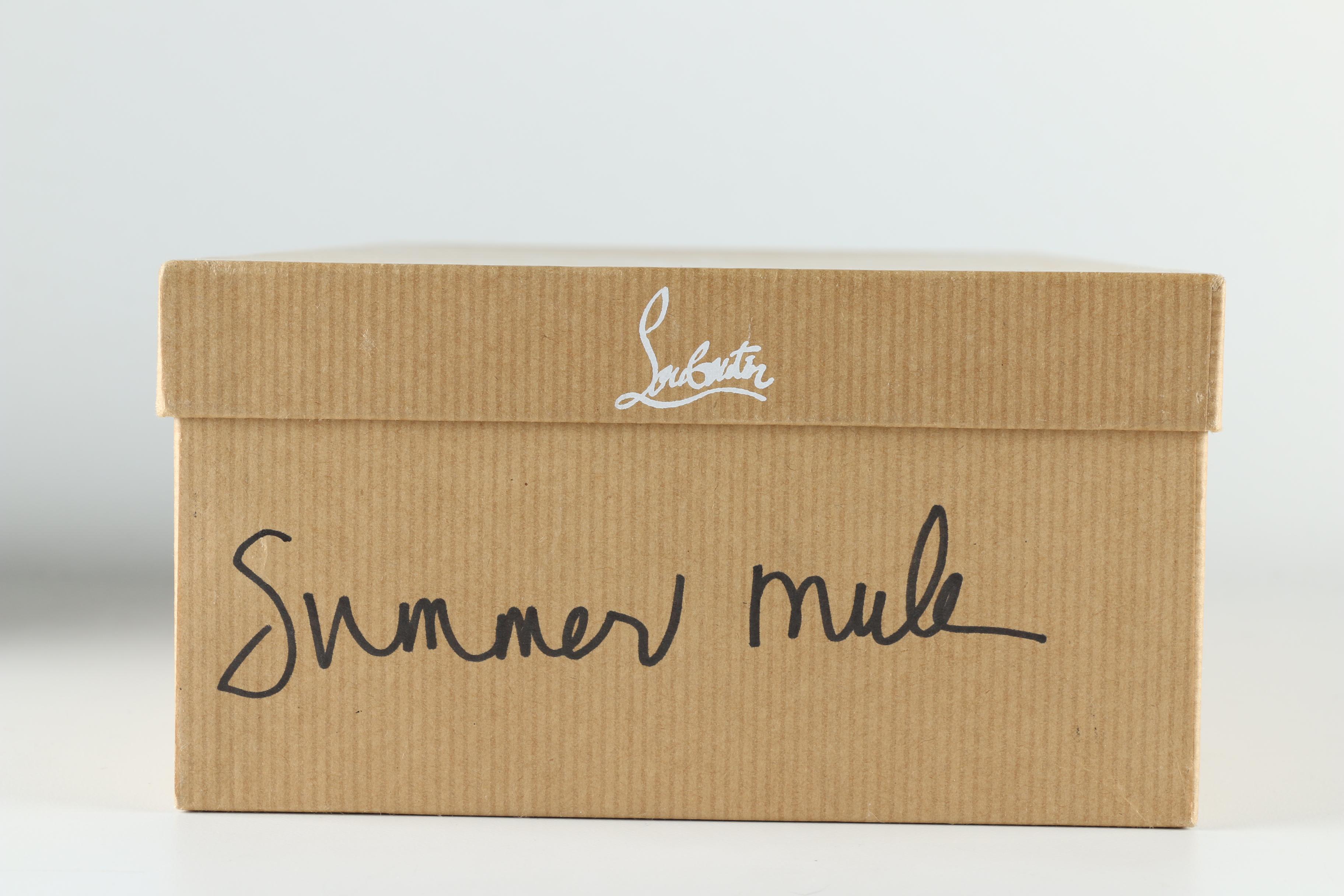 Christian Louboutin and Donna Karan Shoeboxes