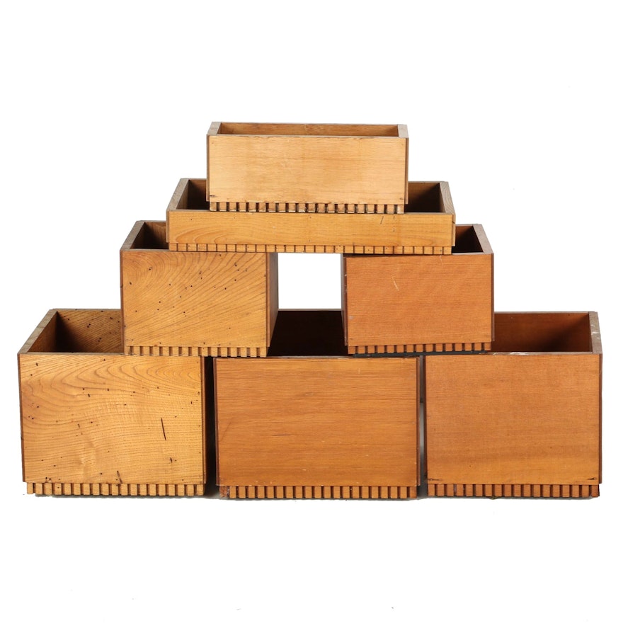 Wooden Planter Boxes Designed by Robert Metcalf