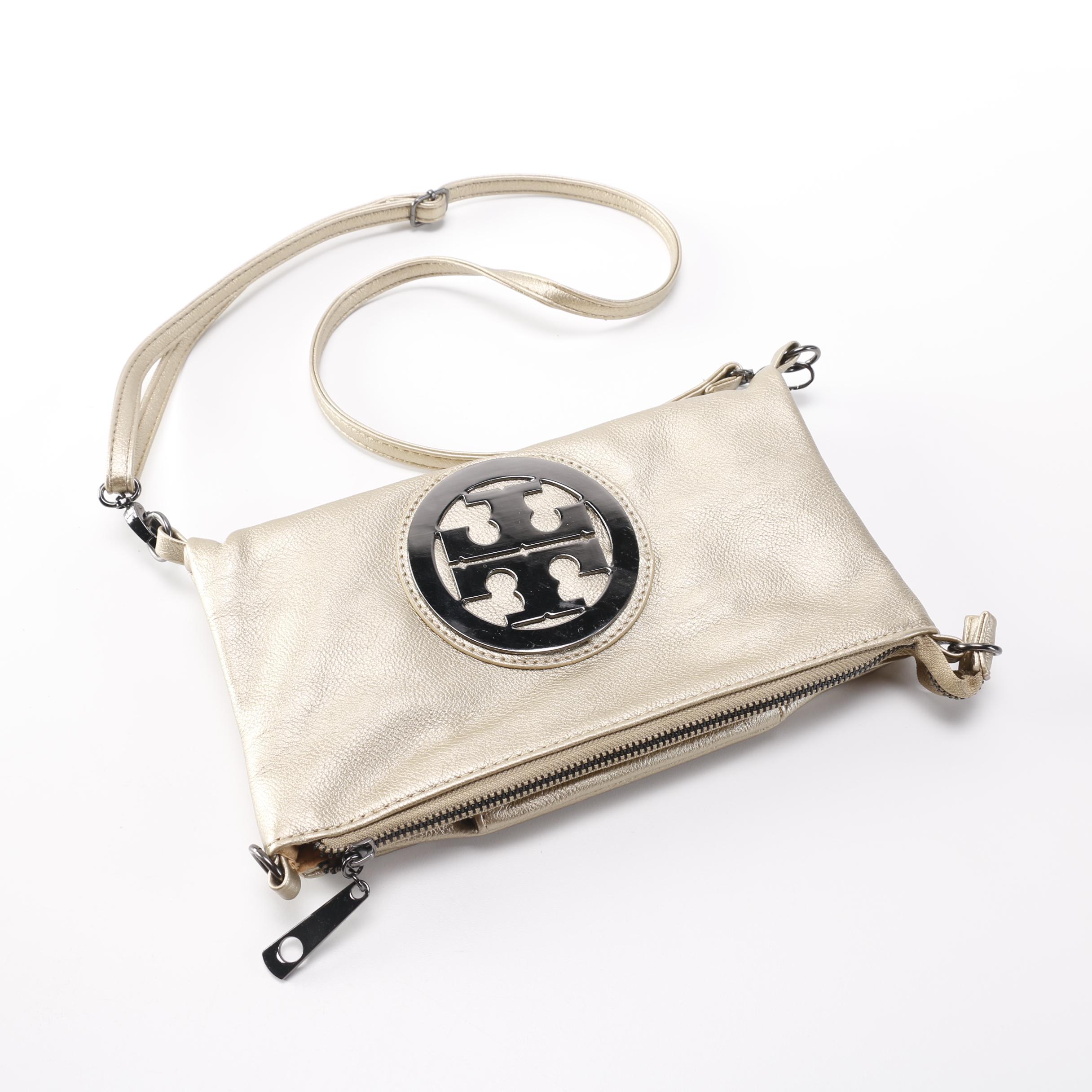 Tory Burch Crossbody Metallic Handbag